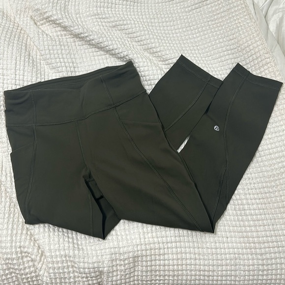 lululemon athletica Pants - Lululemon Time To Sweat Crop 4